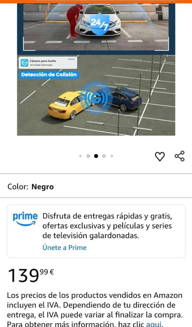Cámara Coche UCOCARE 4G LTE + SD 64GB