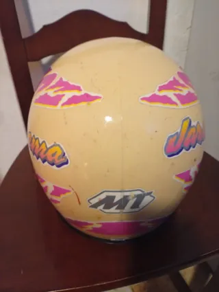 Casco de moto vintage