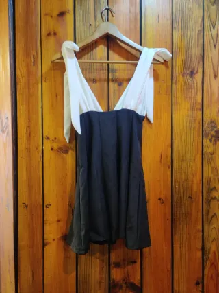 Vestido Negro y Blanco