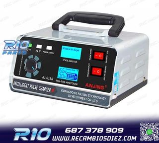 CARGADOR DE BATERIA 12v 24v COCHE MOTO BARCO