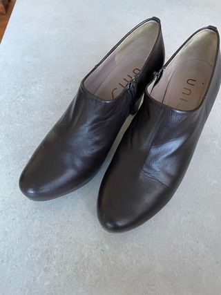 Botines marrones tacón plataforma