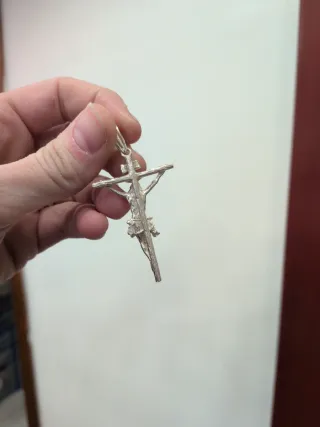Cruz Plata 925 Grande Cristo Pesada
