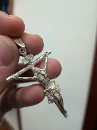 Cruz Plata 925 Grande Cristo Pesada