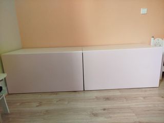 2 Baúles Arcón Smastad Ikea Rosa