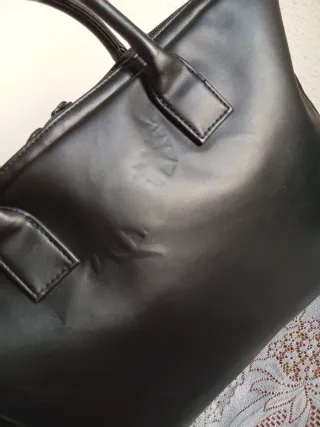 Bolso Paco Rabanne Negro y Azul