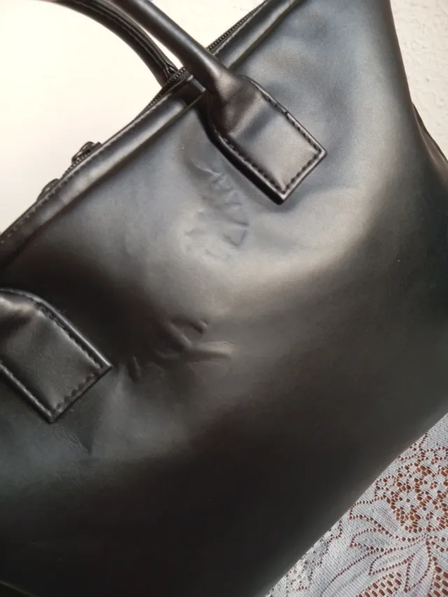 Bolso Paco Rabanne Negro y Azul