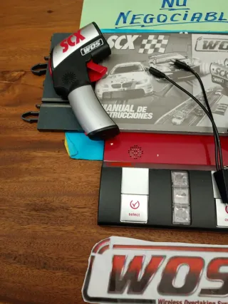 Scalextric WOS lote pista conexión 2 mandos cable