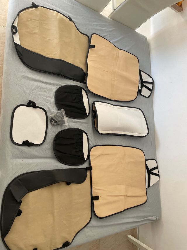 Fundas asientos coche solo para la parte trasera