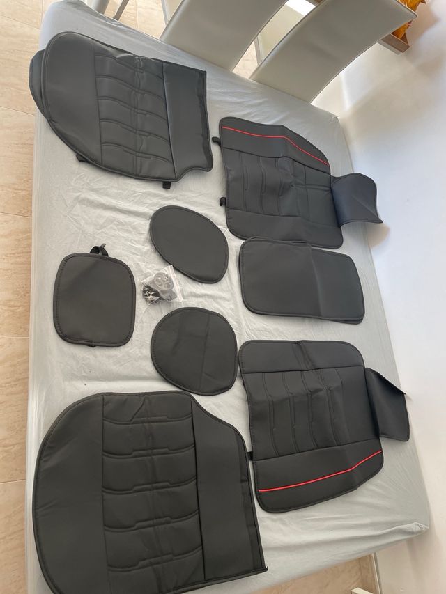 Fundas asientos coche solo para la parte trasera