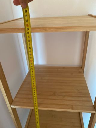 Estantería auxiliar de bambú, en perfecto estado