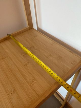 Estantería auxiliar de bambú, en perfecto estado