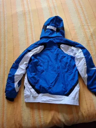 Giacca da sci blu e bianca taglia 12 anni