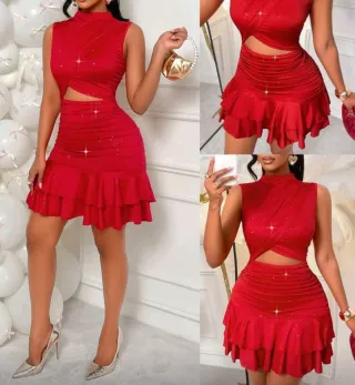 Vestido de fiesta rojo a estrenar