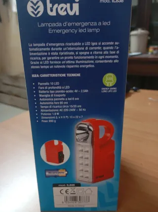 Lampada emergenza LED Trevi IL838
