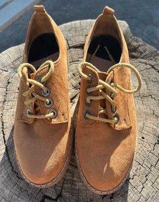 Zapatos Oxford Marrones con Cordones