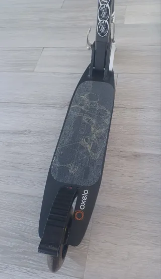 Patinete Oxelo Decathlon ruedas de luces