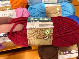 Ovillos de lana 100% algodón grueso