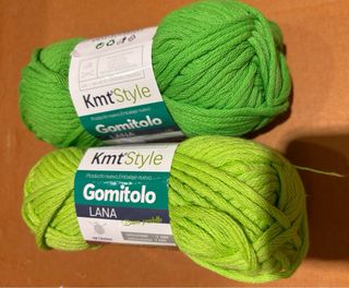 Ovillos de lana 100% algodón grueso