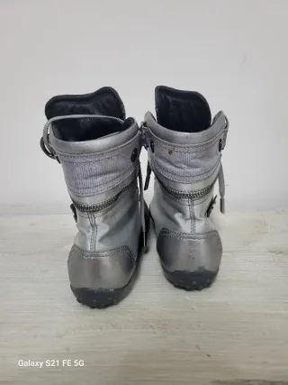 Tod's stivaletti grigio/argento taglia 36,5