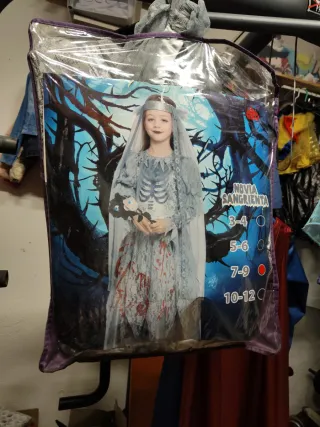 Disfraz Novia Sangrienta Talla 7-9
