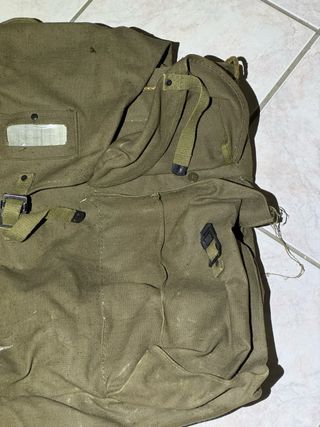 Zaino militare verde anni 70