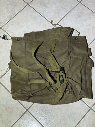 Zaino militare verde anni 70
