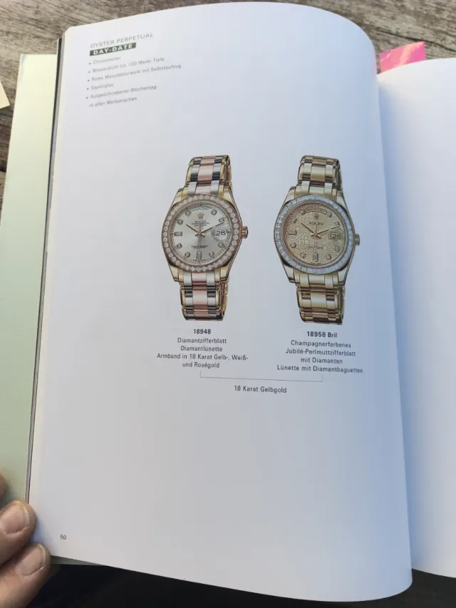 Catálogo y lista de precios Rolex Oyster