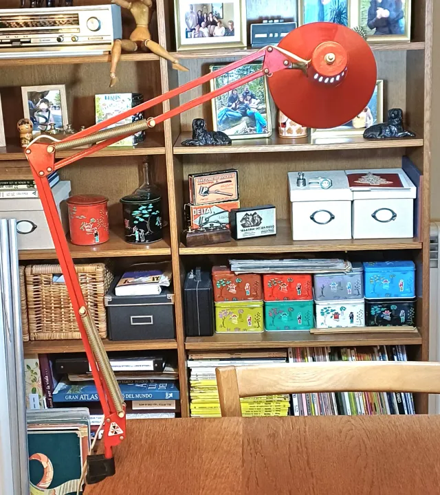 Lámpara Flexo Vintage Luxo T 1 Años 70