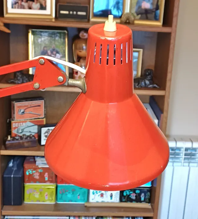 Lámpara Flexo Vintage Luxo T 1 Años 70