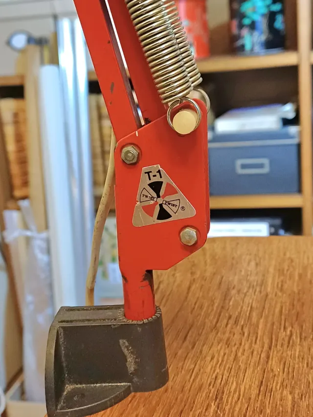 Lámpara Flexo Vintage Luxo T 1 Años 70