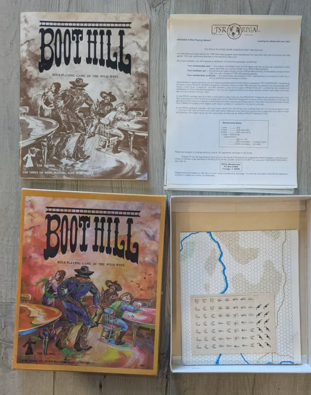 Boot Hill TSR RPG Juego de Rol