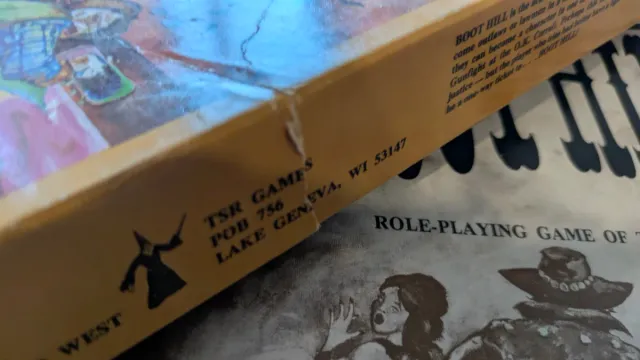 Boot Hill TSR RPG Juego de Rol