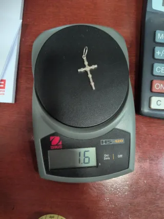 Colgante Cruz Plata Nudos