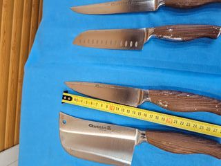Set di coltelli da cucina Quttin Legno Acciaio Inox