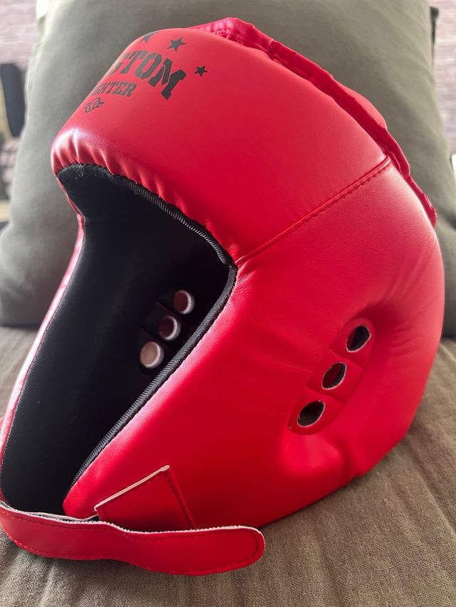 Casco Custom Fighter Boxeo Muay Thai Kickboxing K1