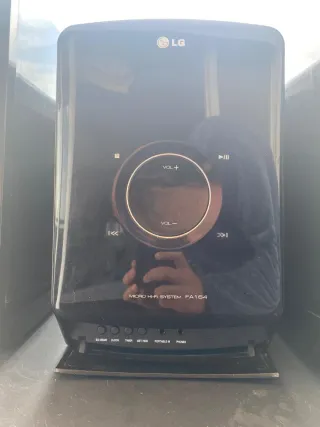 Minicadena de música LG negra