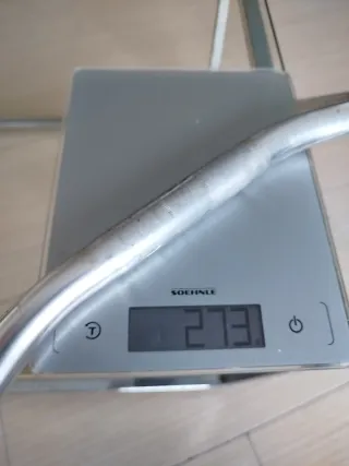 Manillar de paseo plateado