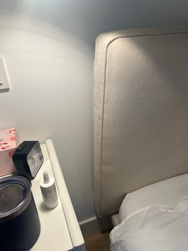 Cabecero Cama 150cm Beige Tela