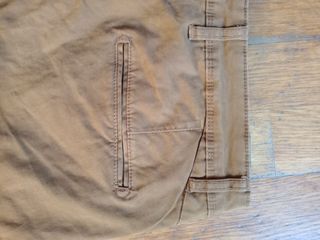 Pantalón pinzas marron t 40