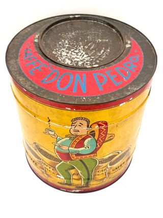 Scatola latta vintage Caffè Don Pedro anni 50 – 31×30 cm