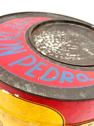 Scatola latta vintage Caffè Don Pedro anni 50 – 31×30 cm