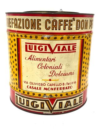 Scatola latta vintage Caffè Don Pedro anni 50 – 31×30 cm