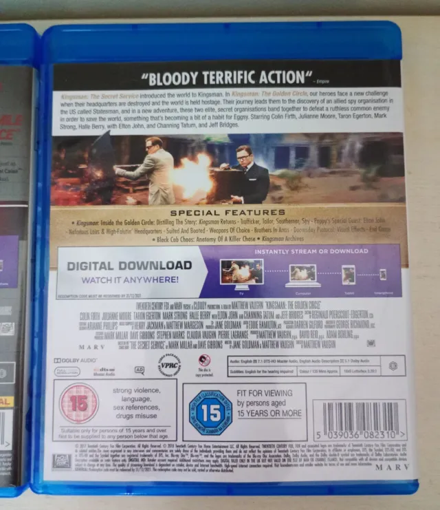 Kingsman Blu-ray: El Servicio Secreto y El Círculo