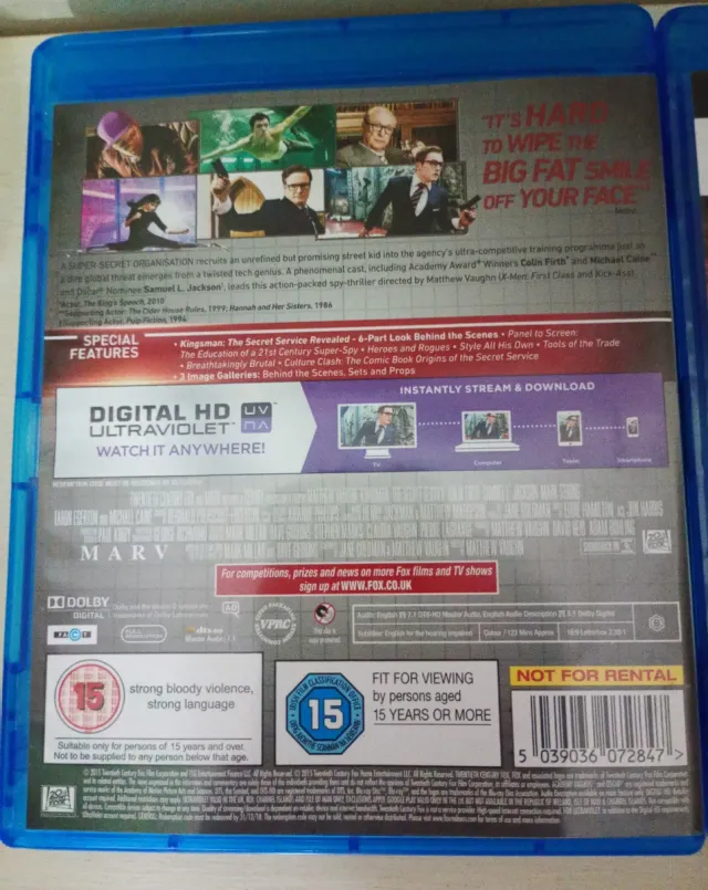 Kingsman Blu-ray: El Servicio Secreto y El Círculo