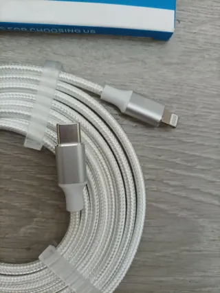 Cavo in nylon intrecciato per iPhone, carica rapida 2M