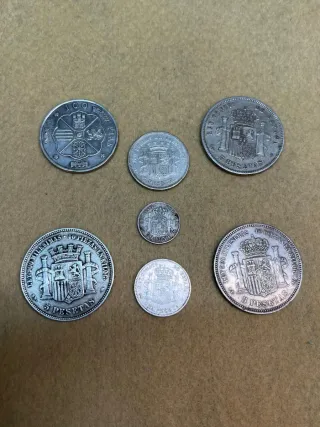 Lote Monedas Plata