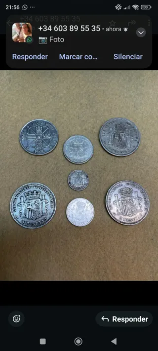 Lote Monedas Plata