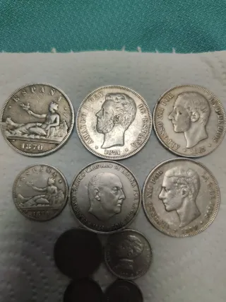 Lote Monedas Plata