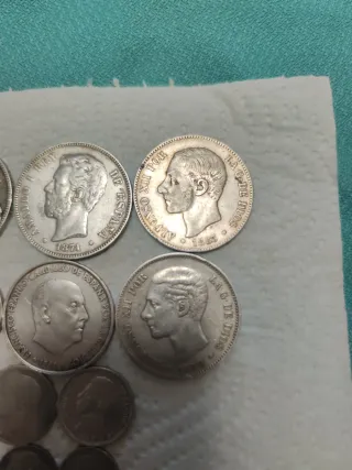 Lote Monedas Plata