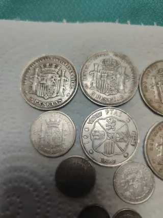 Lote Monedas Plata